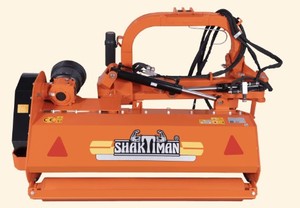 เครื่องตัดหญ้าแบบแขนหมุน Shaktiman สีส้ม เครื่องพรวนดินสำหรับฟาร์ม ผลผลิตสูง ใช้กับรถแทรกเตอร์ พร้อมเกียร์บ็อกซ์ - Product Image 1