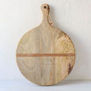 Tabla de cortar de madera hecha a mano |   Tabla de Cortar y Servir de Madera Natural |   Accesorios de Cocina Ecológicos - Product Image 2