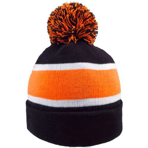 Bonnet tricoté classique d'hiver avec logo brodé, personnalisable, pour hommes et femmes, style urbain, chaud, vente en gros - Product Image 6