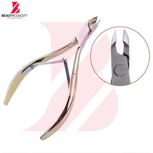 Cortacutículas Premium Color Oro Champán, Tijeras de Acero Inoxidable de Precisión para Piel Muerta, Herramienta Profesional de Belleza para Salón - Product Image 4