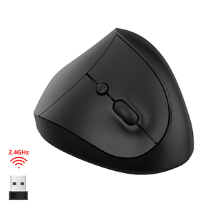 HXSJ X10 2,4G Ratón ergonómico inalámbrico para juegos Nuevo diseño Ligero Recargable 600mA 1600DPI Ratón de oficina vertical ajustable - Product Image 3