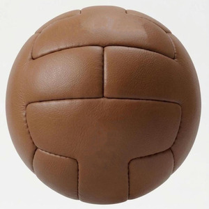 Ballon de football vintage en cuir de qualité supérieure, style rétro, artisanal, style antique, objet de collection, cadeau sportif personnalisé, à vendre - Product Image 5