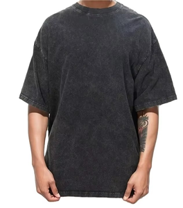 เสื้อยืดคอตตอนทรงหลวม โอเวอร์ไซส์ แขนสั้น สไตล์ลำลอง สำหรับผู้ชายและผู้หญิง รับผลิตตามสั่ง ขายส่ง สำหรับฤดูร้อน - Product Image 4