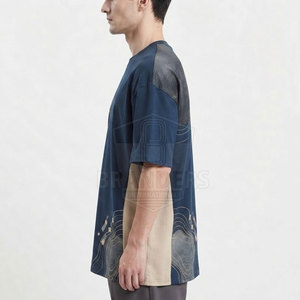 Daily Wear Oversized <b>T</b> <b>Shirts</b> For Men Soft Cotton Loose <b>Boxy</b> Fit Drop Shoulder Short Sleeve Crew Neck Streetwear Blank Tops - Product Image 4