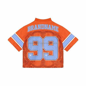 Camiseta de Fútbol Retro de Malla REHEXIMPEX, Personalizable, Estilo Urbano, Venta al Por Mayor, Manga Corta, 100% Poliéster Transpirable, Cuello en V - Product Image 4