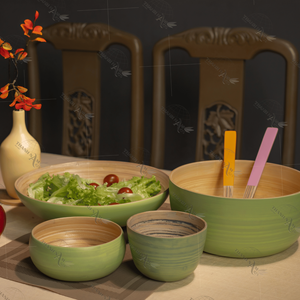 Bamboo <b>Serving</b> <b>Spoon</b> Dinnerware mini Set Personalized Logo Kitchenware Custom Size Color for Parties - Product Image 5