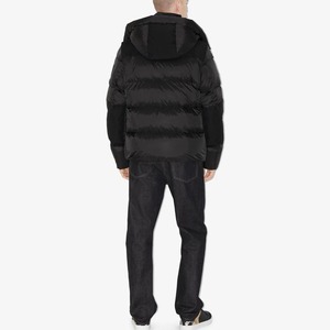 Chaqueta de plumón personalizada para hombre, corte holgado, con capucha, cálida para invierno, con cremallera - Product Image 2