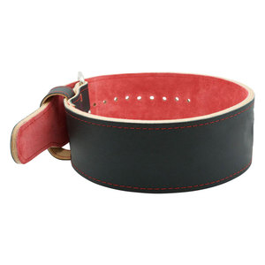High Quality Warm Custom Logo Gym Fitness Workout Cowhide Leather Buckle Wear-Resistant Men's <b>Weight</b> Lifting <b>Training</b> Belt - Product Image 1