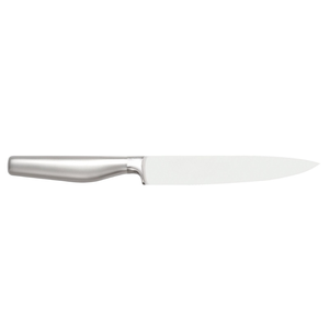 Couteaux utilitaires en acier inoxydable avec manche ergonomique en argent lisse et lame à tranchant fin pour la préparation quotidienne des aliments en cuisine - Product Image 2