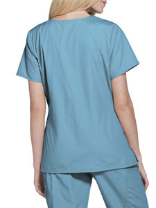 Hospital Medical <b>Scrubs</b> Shirt Wholesale Nurse <b>Scrub</b> <b>Tops</b> - Product Image 2
