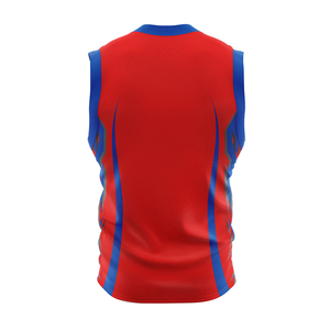 Customized <b>Waterproof</b> Front High Quality Mid Breathable Sleeveless Polyester/Cotton Mesh Solid Color Silk Screen Printed Kits - Product Image 6