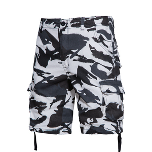 Shorts cargo pour hommes, shorts tactiques d'été en ripstop, shorts de sport en coton, shorts de randonnée blancs, grande taille - Product Image 4