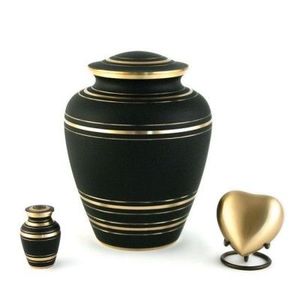 Modern Ceramic <b>Vase</b> Round Black with Green Glaze Minimalist Tabletop Floral Display Urn - Product Image 4