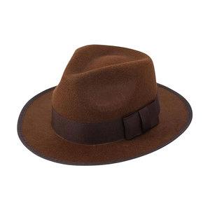 Chapeaux Fedora vintage élégants pour hommes et femmes, chapeau à large bord confortable, idéal pour les fêtes et le style décontracté de rue - Product Image 1