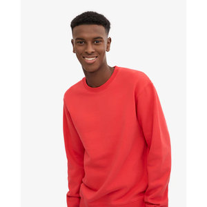 Sweat-shirt d'hiver personnalisé en polyester recyclé écologique et durable pour homme, style épuré, pull-over uni - Product Image 4