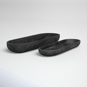 Decorative Handmade Wooden Serving Bowls Minimalist Design Uncoated Natural Finish For Home <b>Decor</b> - Product Image 3
