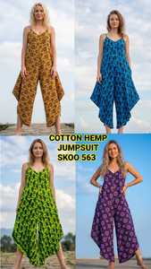 Nouvelle combinaison vintage style Aladdin, tenue décontractée bohème, coton durable, fermeture éclair, coupe régulière, tissu respirant, taille haute, pour la rue - Product Image 5