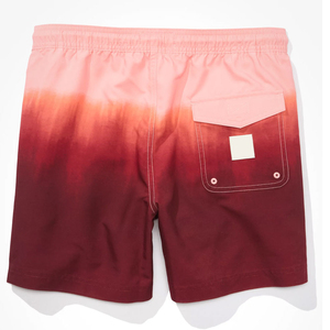 <b>Men</b> Solid Swim Shorts Quick Dry Breathable Beach Summer Elastic Waist Casual Swim <b>Trunks</b> Lightweight Surf Shorts 100% Polyester - Product Image 5