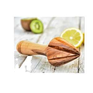 Presse-citron en bois de qualité supérieure avec poignée polie écologique, ustensile de cuisine pour fruits et légumes - Product Image 3