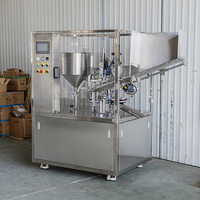 Machine de remplissage et de scellage automatique de tubes de dentifrice en plastique souple pour crème cosmétique, entièrement automatique et de haute précision