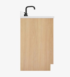 Meuble de salle de bain Keziah 66 pouces, vasque simple, uniquement le meuble, 3 options de finition, directement de l'usine au Vietnam - Product Image 3