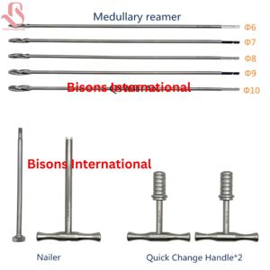 Juego de clavos intramedulares autoblocantes al por mayor, herramientas quirúrgicas ortopédicas de acero inoxidable reutilizables - Product Image 2