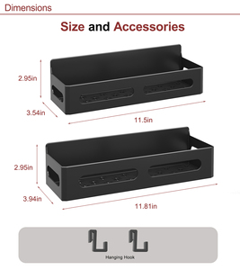 Organisateur magnétique pour réfrigérateur en plastique, étagère à épices, 2 niveaux, installation <span class=keywords><strong>sans</strong></span> perçage, étagère magnétique puissante pour réfrigérateur, rangement de cuisine - Product Image 6