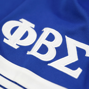 Maillot de football bleu roi Phi Beta Sigma avec 14 lettres grecques, chemise de match athlétique à manches courtes pour hommes de la fraternité - Product Image 5