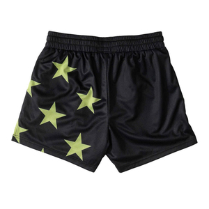 Shorts Deportivos Personalizados de Alta Calidad para Mujer, con Estampado de Estrellas, Cintura Elástica con Cordón, Tejido de Poliéster Transpirable, Ropa Deportiva - Product Image 5