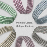 Cable de Carga Rápida USB-A a Lightning con Certificación MFi, Diseño Moderno, Trenzado de Metal y PVC, 1M, para Computadora, iOS y Teléfonos Móviles - En Stock