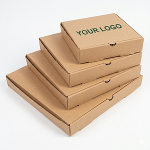 Cajas de Pizza de Cartón Reciclado Impresas con Flexografía Ecológica, Envases Personalizados para Entrega de Alimentos y Venta al por Menor, Suministros de Contenedores para Llevar Comida a Granel - Product Image 5