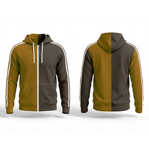 Full Zip Hoodie, Winter Fleece <b>Jacket</b>, OEM ODM Service <b>Men</b> Women Youth Training Hooded <b>Jacket</b> Sportswear - Product Image 3