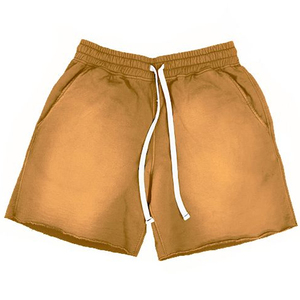 กางเกงขาสั้นยีนส์ฟอกสีสไตล์วินเทจผ้าคอตตอนเทอร์รี่แนวสตรีทแวร์ - Product Image 3