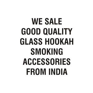 MAE Skyline Mist Mini Hookah de Vidrio Esmerilado, Hecha a Mano, Moderna, India, Ecológica, Contemporánea, con una Sola Manguera, Venta al por Mayor - Product Image 2