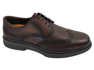 Chaussure habillée pour homme Aircom Derby, en cuir véritable, semelle intermédiaire EVA, coussin d'air, semelle antidérapante TPR, OEM, marque privée - Product Image 1