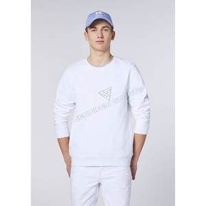 Sweat-shirt à capuche pour homme, personnalisé avec logo imprimé, épais, 100 % coton molletonné, délavé à l'acide, col rond, coupe ample, vêtement de sport hiver - Product Image 4