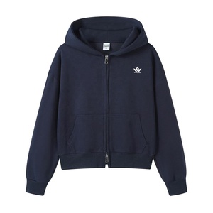 Sudadera con Capucha Unisex con Cierre, Color Sólido, Corte Regular Informal, Logotipo Frontal con Impresión por Transferencia de Calor, 100% Poliéster, Felpa Francesa, Ecológica - Product Image 3