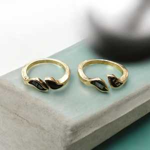 Bohemia <b>abalone</b> <b>shell</b> Brass Rings Gold Plated Women's anniversary Gift Jewelry - Product Image 1