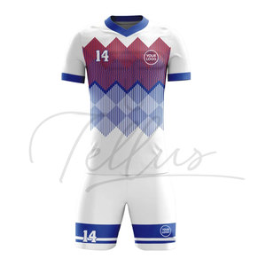 Custom Manufacturer <b>Soccer</b> Uniform-Best Selling Wholesale Latest Design Unique Style Breathable Quick Dry Custom Team Name - Product Image 2