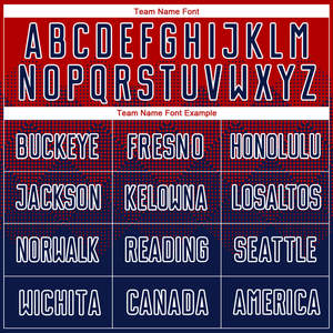 Uniforme de Fútbol Profesional Personalizado, Sublimado, con Degradado Rojo y Azul, Conjunto de Camiseta de Fútbol, Ropa Deportiva Transpirable - Product Image 4