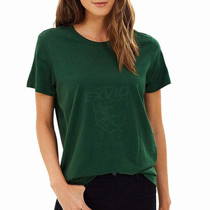 Camiseta de Mujer al por Mayor de Alta Calidad, Color Sólido, Transpirable, Ligera, 100% Algodón - Product Image 6