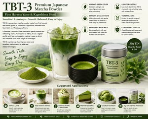 Té Verde Matcha Orgánico de Alta Calidad, Sabor Suave, de Primera Cosecha, Yame Kagoshima Blend Saemidori Asatsuyu, en Envase Grande - Product Image 5
