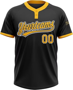 Maillots de baseball rétro unisexes pour jeunes, vêtements de sport personnalisés en gros, diverses options d'impression par sublimation, uniformes à boutons, vestes et chemises OEM - Product Image 2