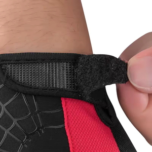 Custom Design Full-Finger Cycling Gloves Leather/Mesh/Neoprene Materials Khirad Sports Brand-Lightweight Breathable for Outdoor - Product Image 5