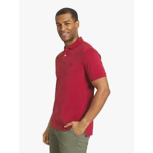 Camisa de Golf para Hombre, Color Marrón, con Estampado de Calavera de Toro por Transferencia Térmica, Cierre de Botones, Manga Corta, Informal, de Poliéster/Algodón, Transpirable, Corte Regular - Product Image 5