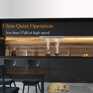 Cappa aspirante da incasso in acciaio inossidabile da 30 pollici, 600 CFM, con controlli frontali a pulsante, per cucina - Product Image 5