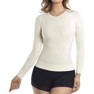 Womens Compression Performance <b>Tops</b> Custom Embroidery Gym Training Apparel Manufacturer Pakistan OEM Export Supply Global - Product Image 1