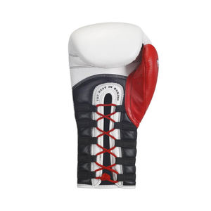 Wholesale Factory Made Genuine Leather BoxingCompetition Gloves with <b>Straps</b> Thick Padding Anti-Slip Hand Grips for MMA Training - Product Image 6
