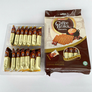 Direct Factory Very Cheap Decadent Coffee Crackers 210g Crispy Snack <b>Biscuits</b> ODM Vietnam Wholesale Supplier - Product Image 3
