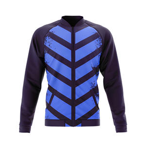 เสื้อแจ็คเก็ตผู้ชายแบบมีซิป น้ำหนักเบา ระบายอากาศได้ดี เหมาะสำหรับการฝึกกีฬา วิ่งออกกำลังกาย รับผลิตแบบ OEM ODM พร้อมสกรีนโลโก้ตามสั่ง - Product Image 5